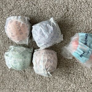 Basin bath bombs. Includes all 5